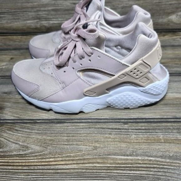 Nike Air Huarache Run Particle Beige Pink Desert Sand Size 6Y (Women's 7.5) - Picture 5 of 8